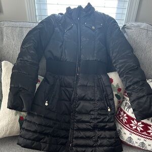 Laundry By Shelli Segal Black Puffer Coat